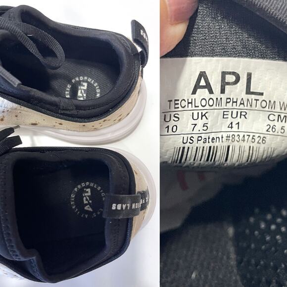 APL Athletic Propulsion Labs Pony Calf Hair Animal Print Sneaker Size 10 - Picture 13 of 14